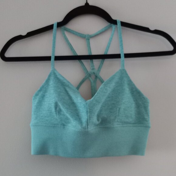 ALO turquoise sports bra - Picture 2 of 7